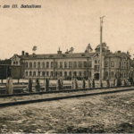 Lata 1911-1916 , Koszary Batalionu Kolejowego